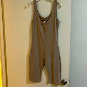 Beige Full Body Jump Suit